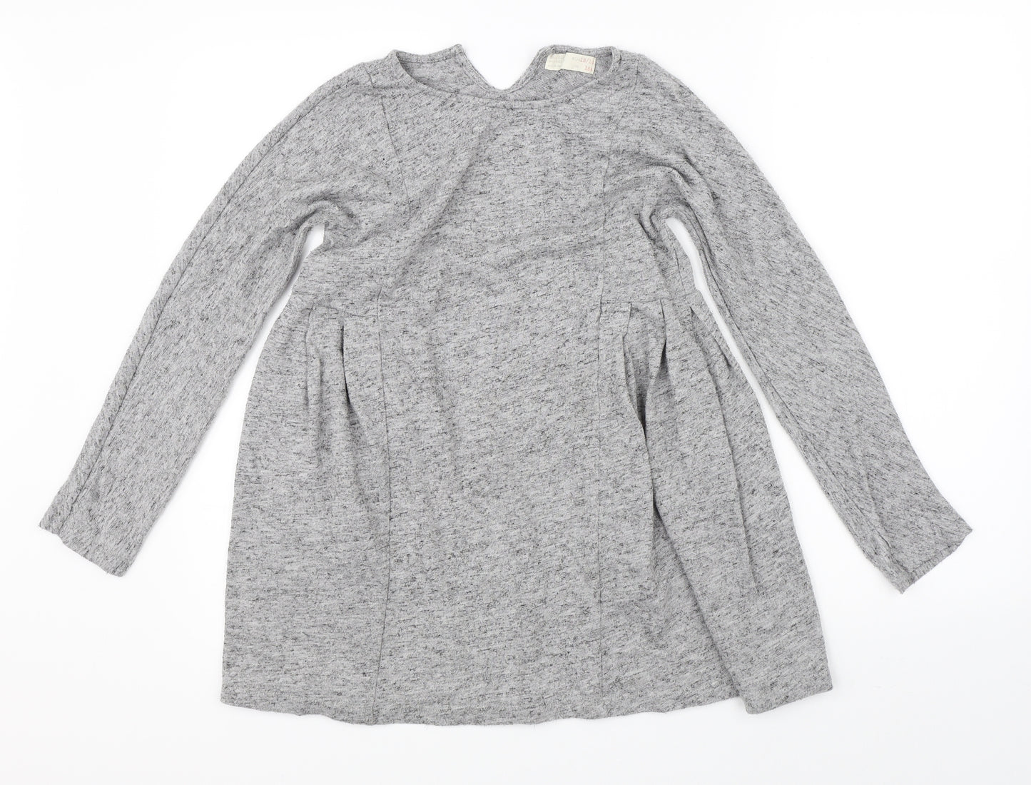 Zara Girls Grey   Pullover Jumper Size 13-14 Years