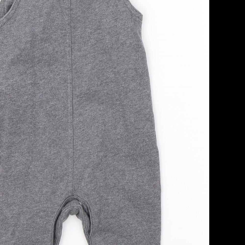George Baby Grey   Dungaree One-Piece Size 3-6 Months