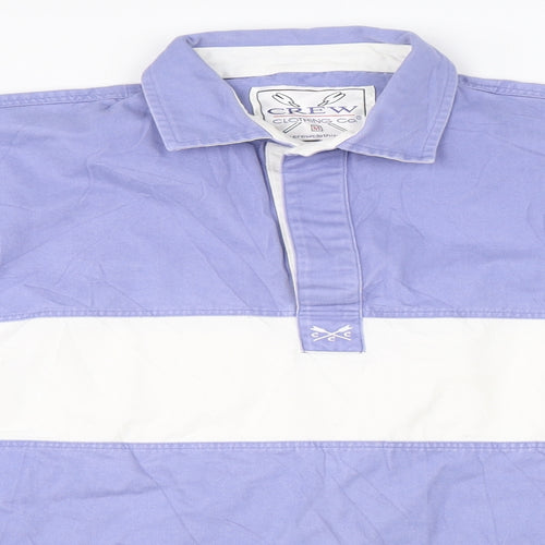 Crew Clothing Company Mens Blue Striped  Pullover Jumper Size M