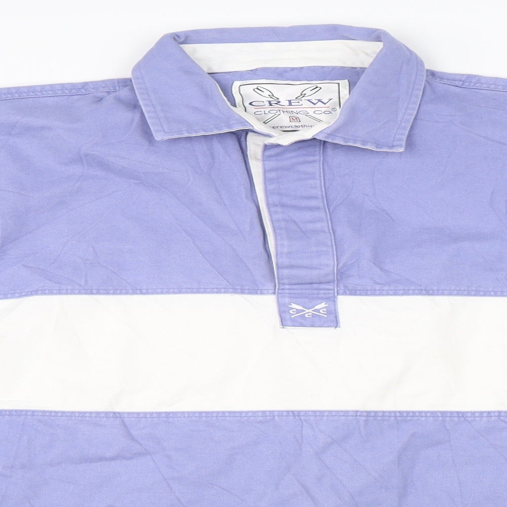 Crew Clothing Company Mens Blue Striped  Pullover Jumper Size M