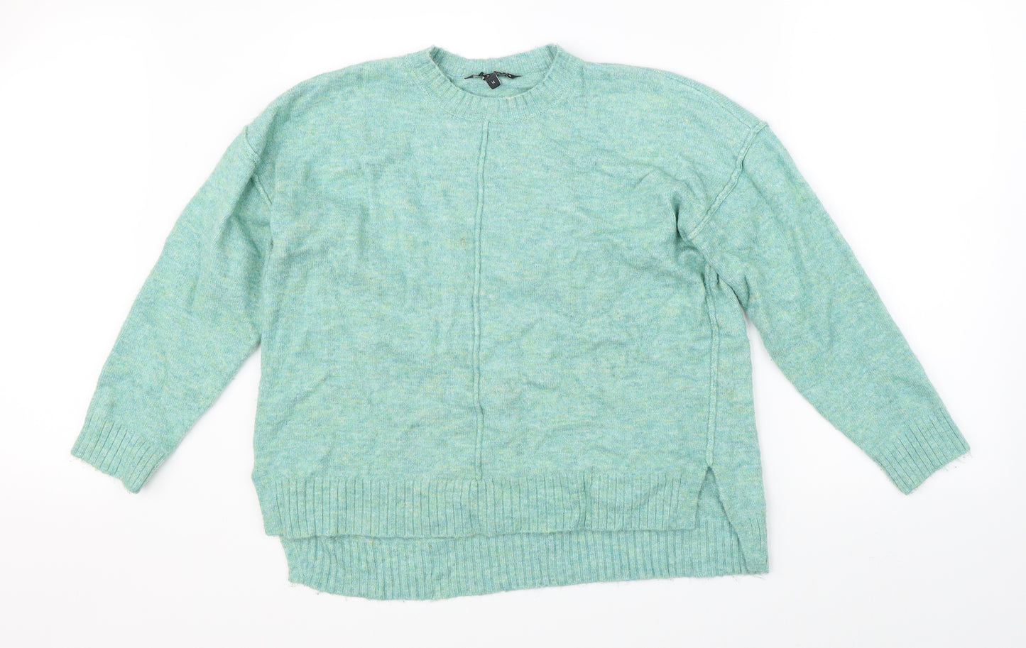 Love Knitwear Womens Green  Knit Pullover Jumper Size 14