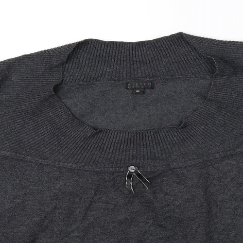 HIJKLM Womens Grey   Pullover Jumper Size XL
