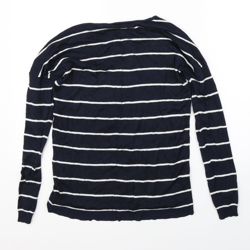 Atmosphere Womens Blue Striped  Pullover Jumper Size 8