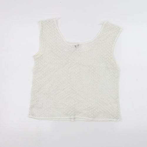 NEXT Womens White   Basic T-Shirt Size 12