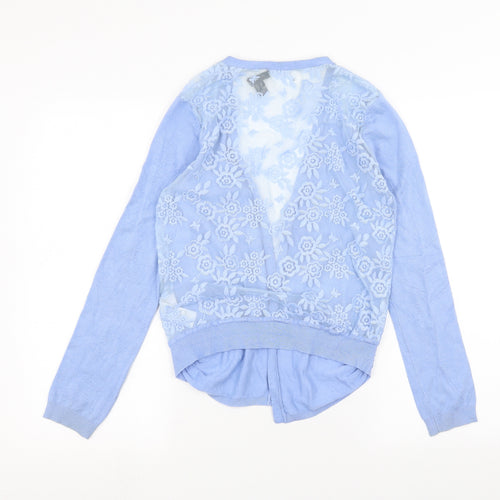 New Look Womens Blue   Cardigan Jumper Size 10