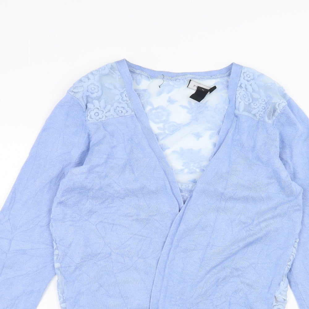 New Look Womens Blue   Cardigan Jumper Size 10
