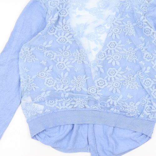 New Look Womens Blue   Cardigan Jumper Size 10
