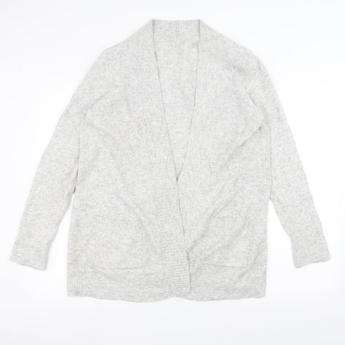 M&Co Womens White   Jacket Coatigan Size 16