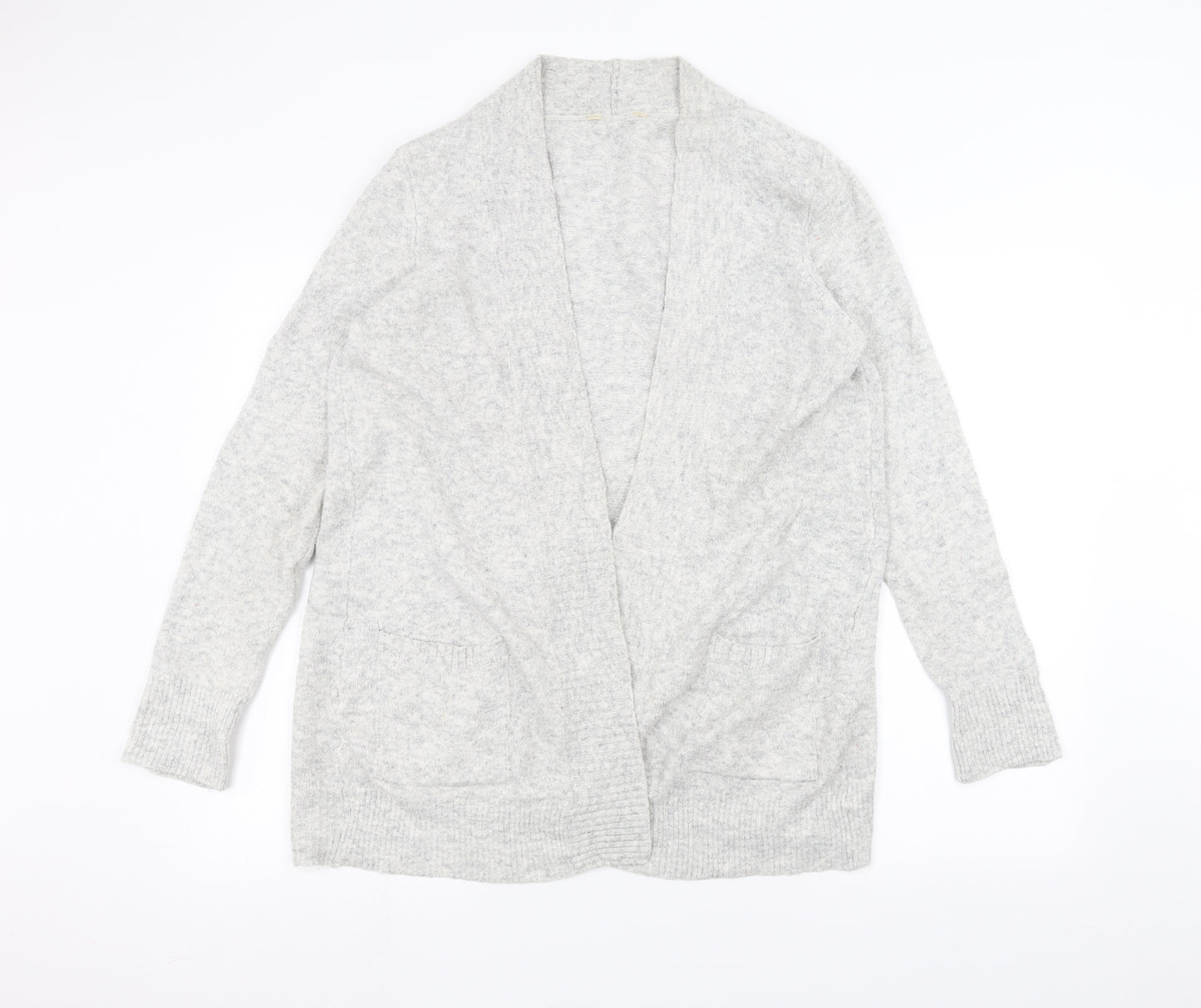 M&Co Womens White   Jacket Coatigan Size 16