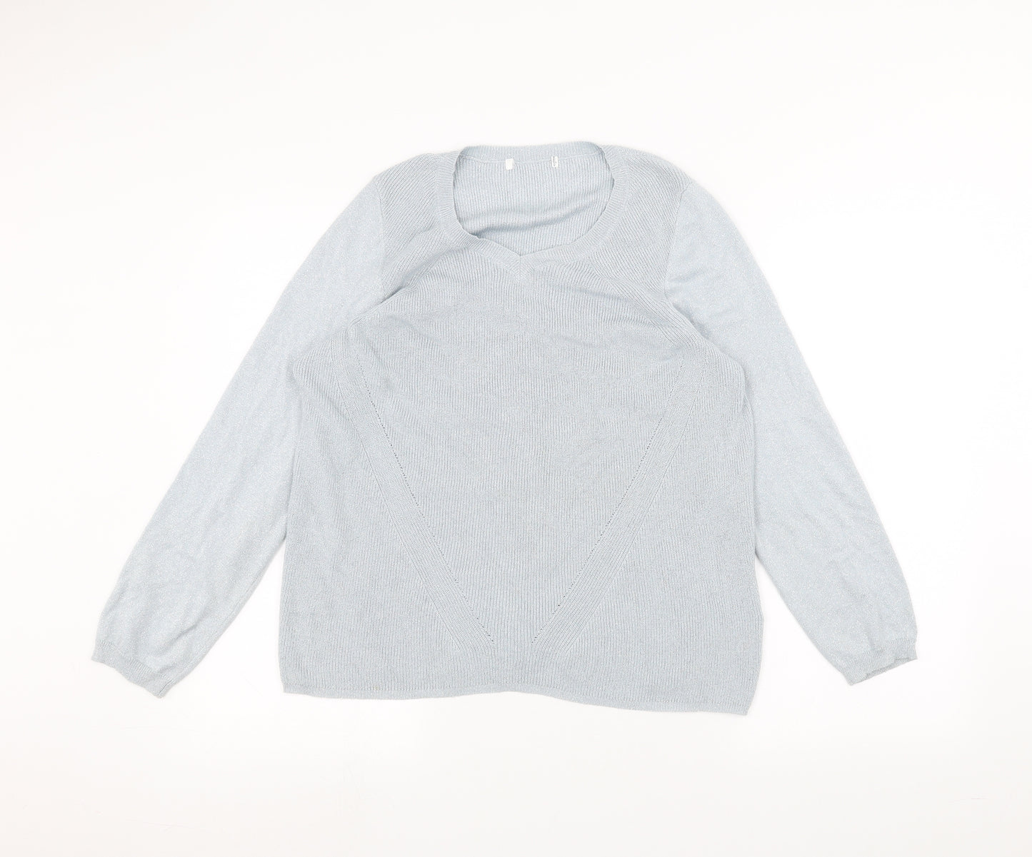 Marks and Spencer Womens Blue   Pullover Jumper Size 16