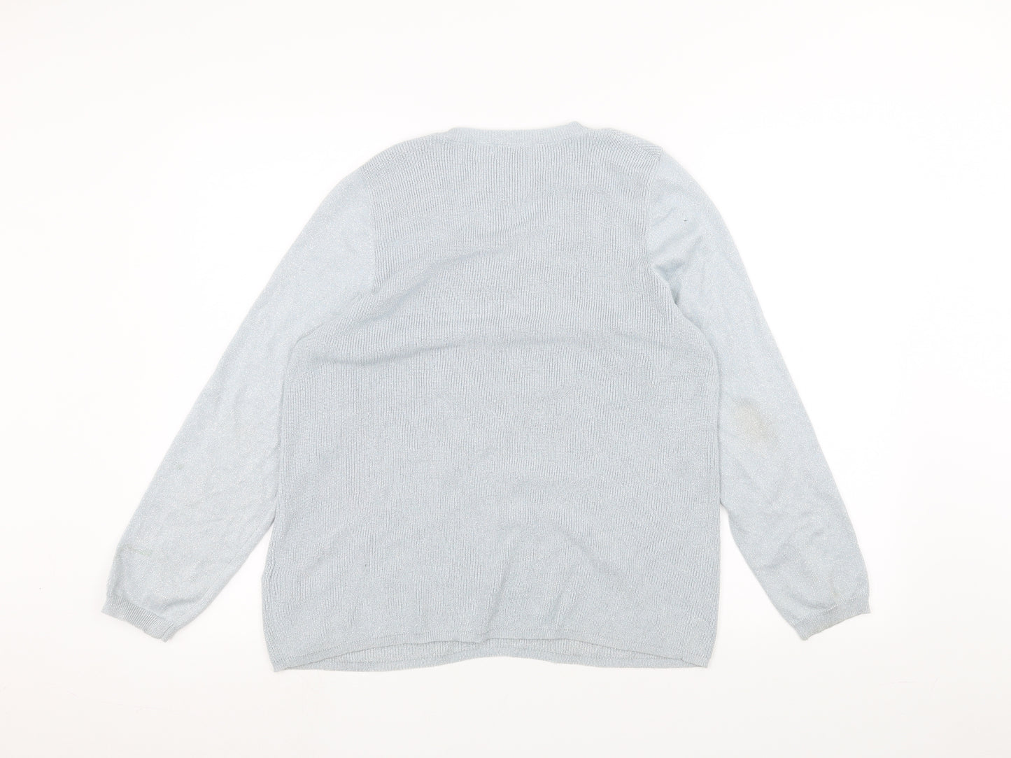 Marks and Spencer Womens Blue   Pullover Jumper Size 16