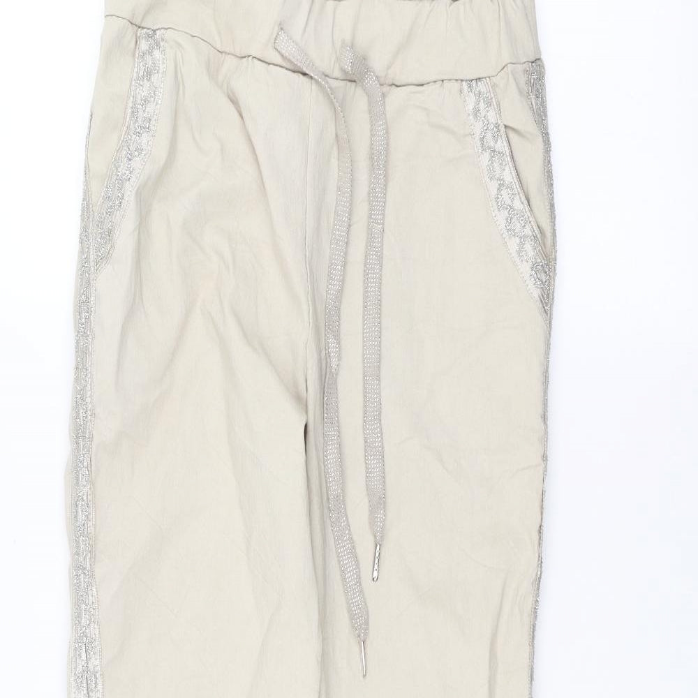 Preworn Womens Beige   Rain Trousers Trousers Size 26 in L30 in