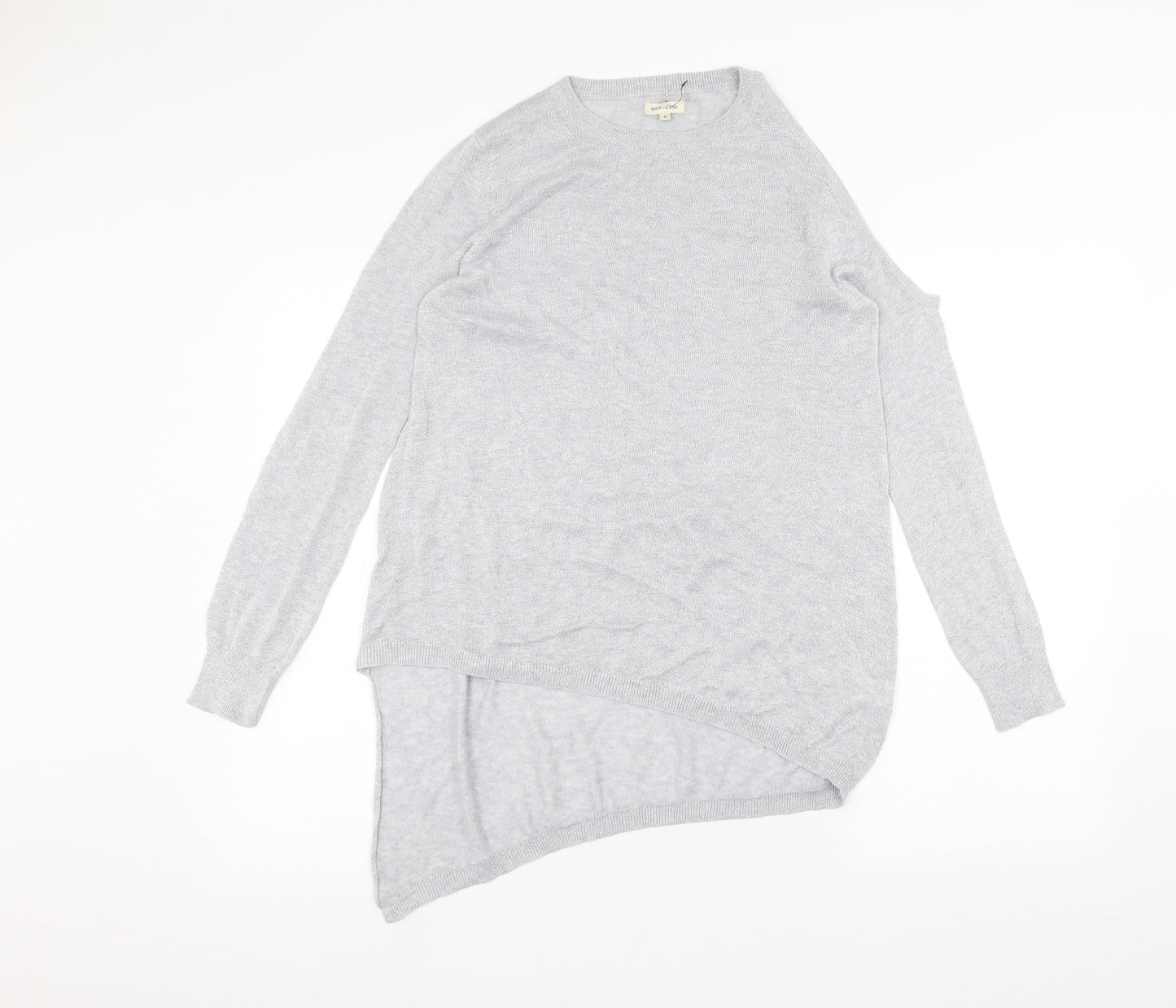 River Island Womens Grey   Basic T-Shirt Size 8