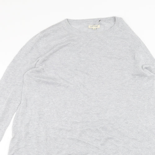 River Island Womens Grey   Basic T-Shirt Size 8