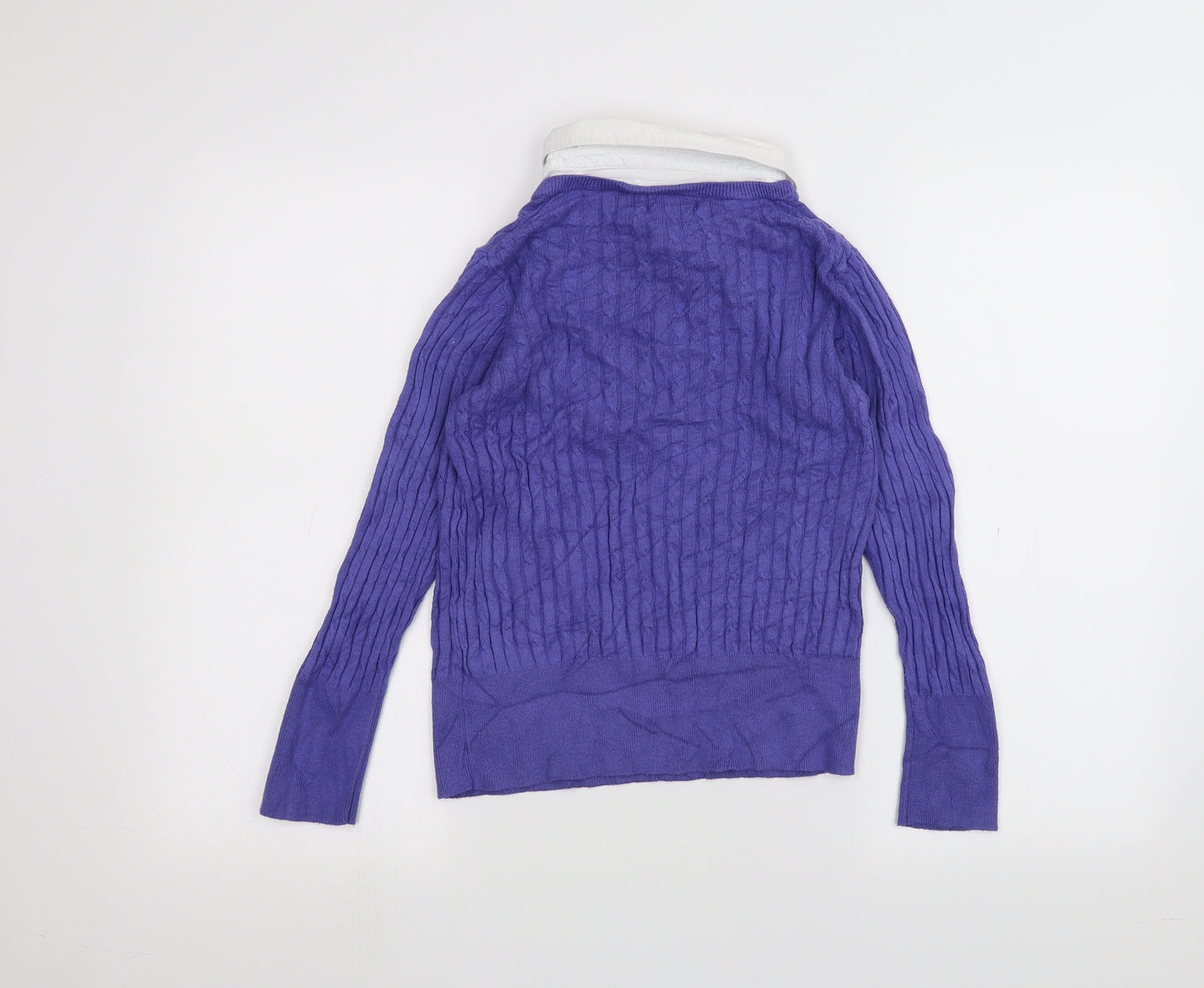 Marks and Spencer Womens Purple   Pullover Jumper Size 16