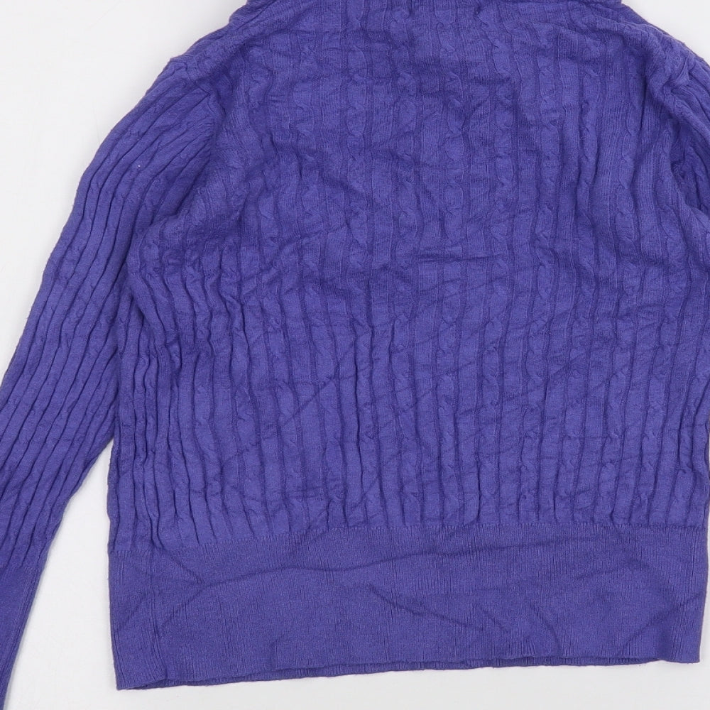 Marks and Spencer Womens Purple   Pullover Jumper Size 16