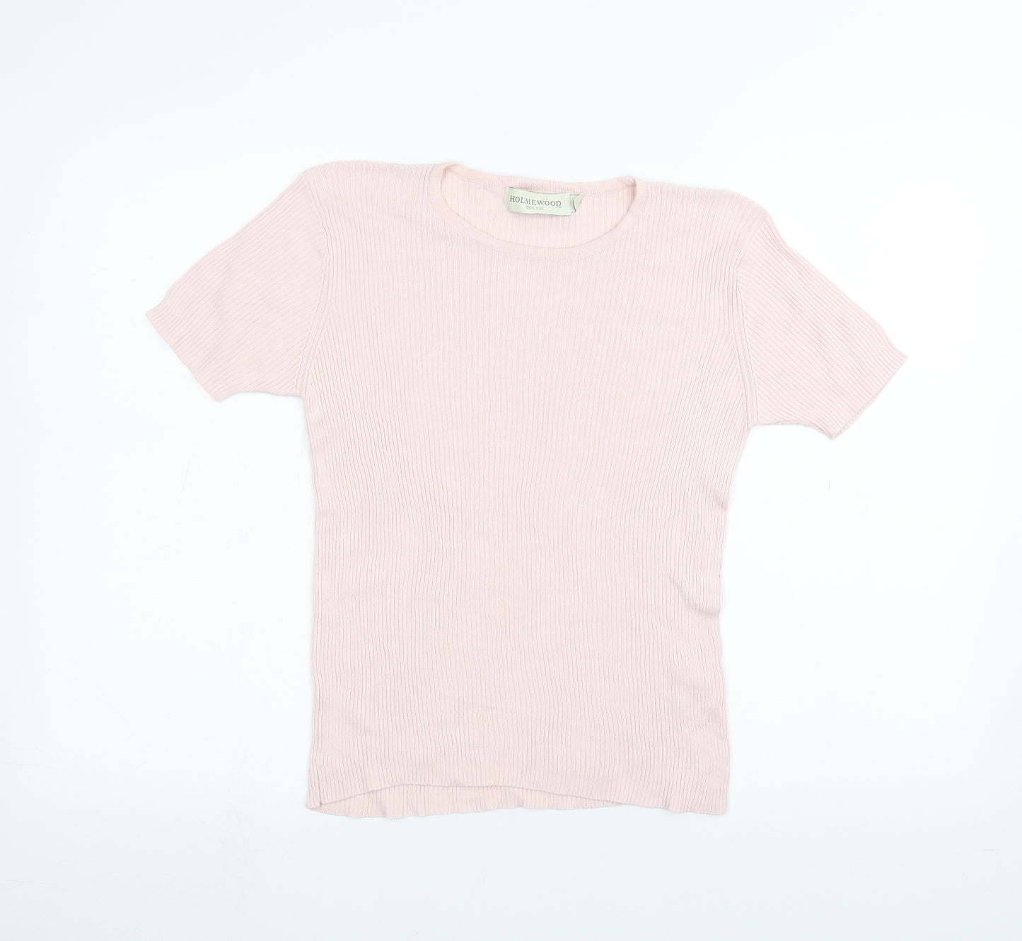 Holmewood Womens Pink   Basic T-Shirt Size M