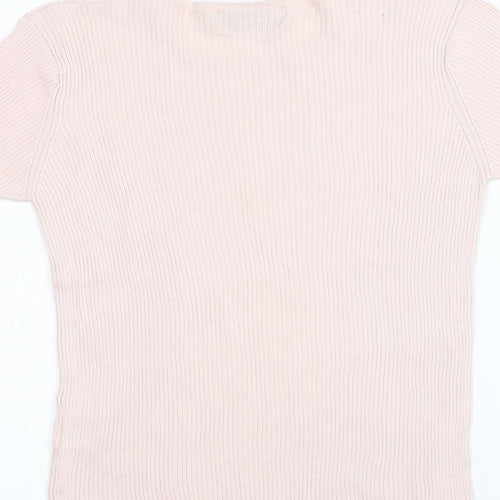 Holmewood Womens Pink   Basic T-Shirt Size M