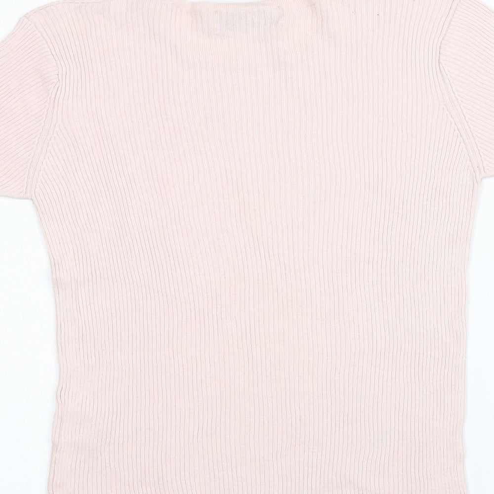 Holmewood Womens Pink   Basic T-Shirt Size M