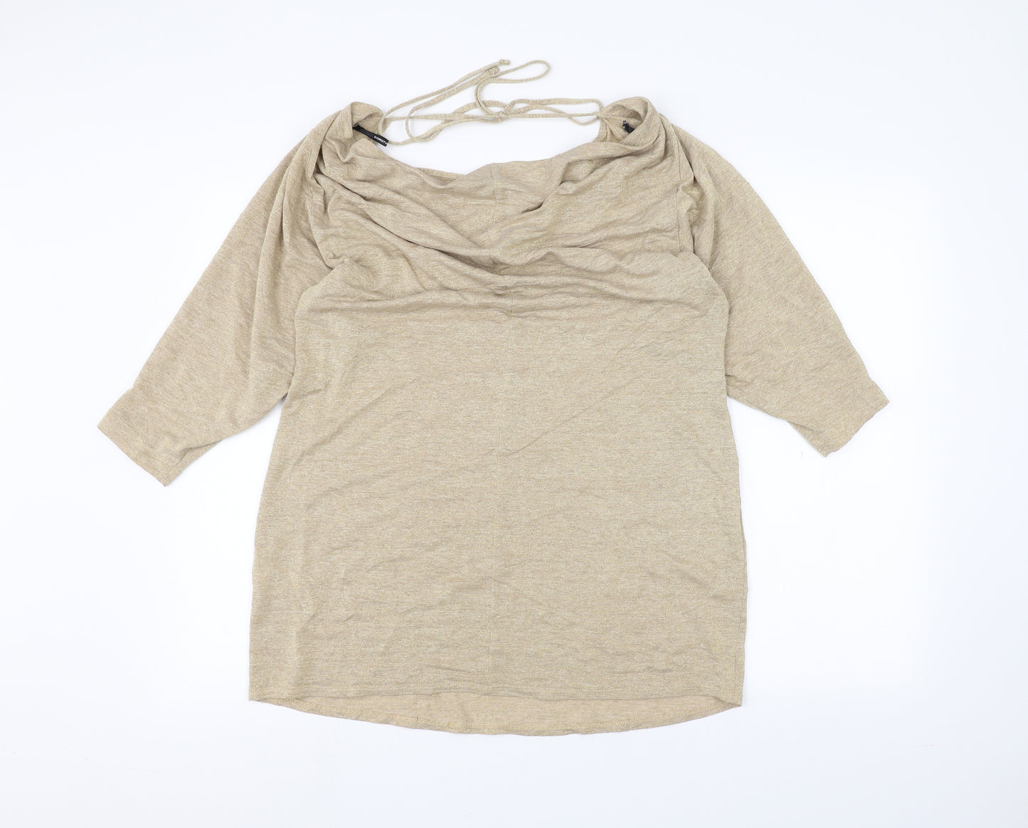 Dorothy Perkins Womens Brown   Basic T-Shirt Size 14
