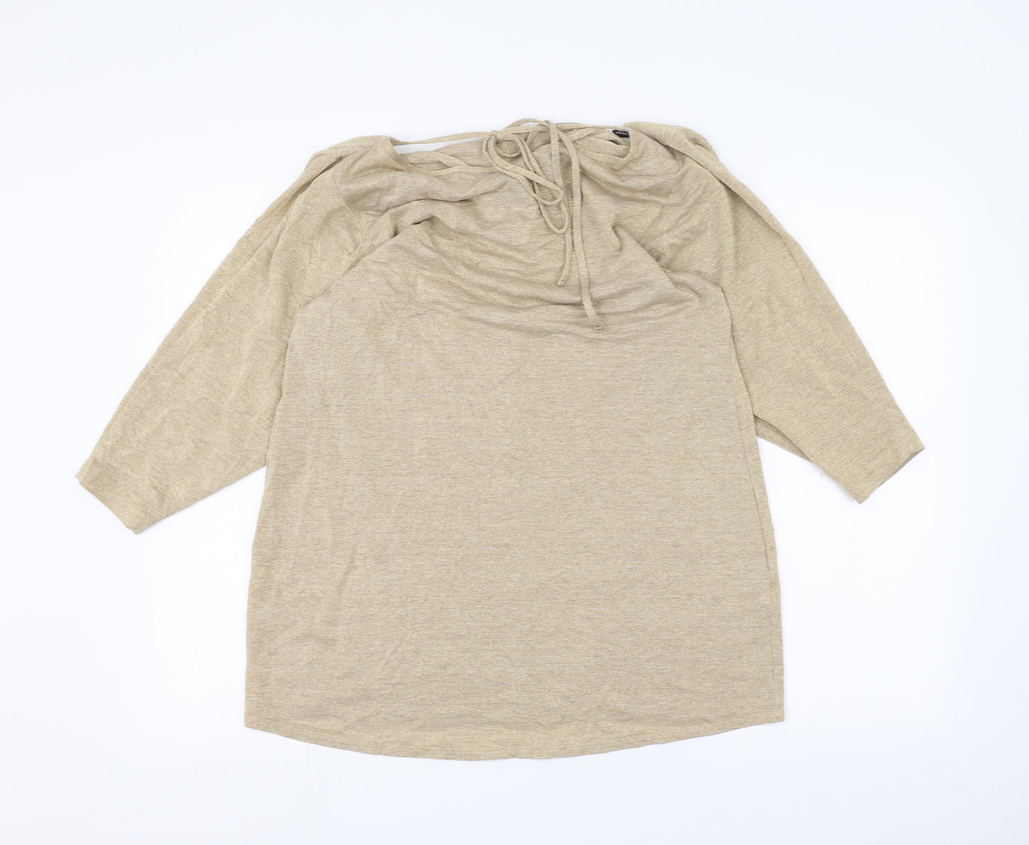 Dorothy Perkins Womens Brown   Basic T-Shirt Size 14