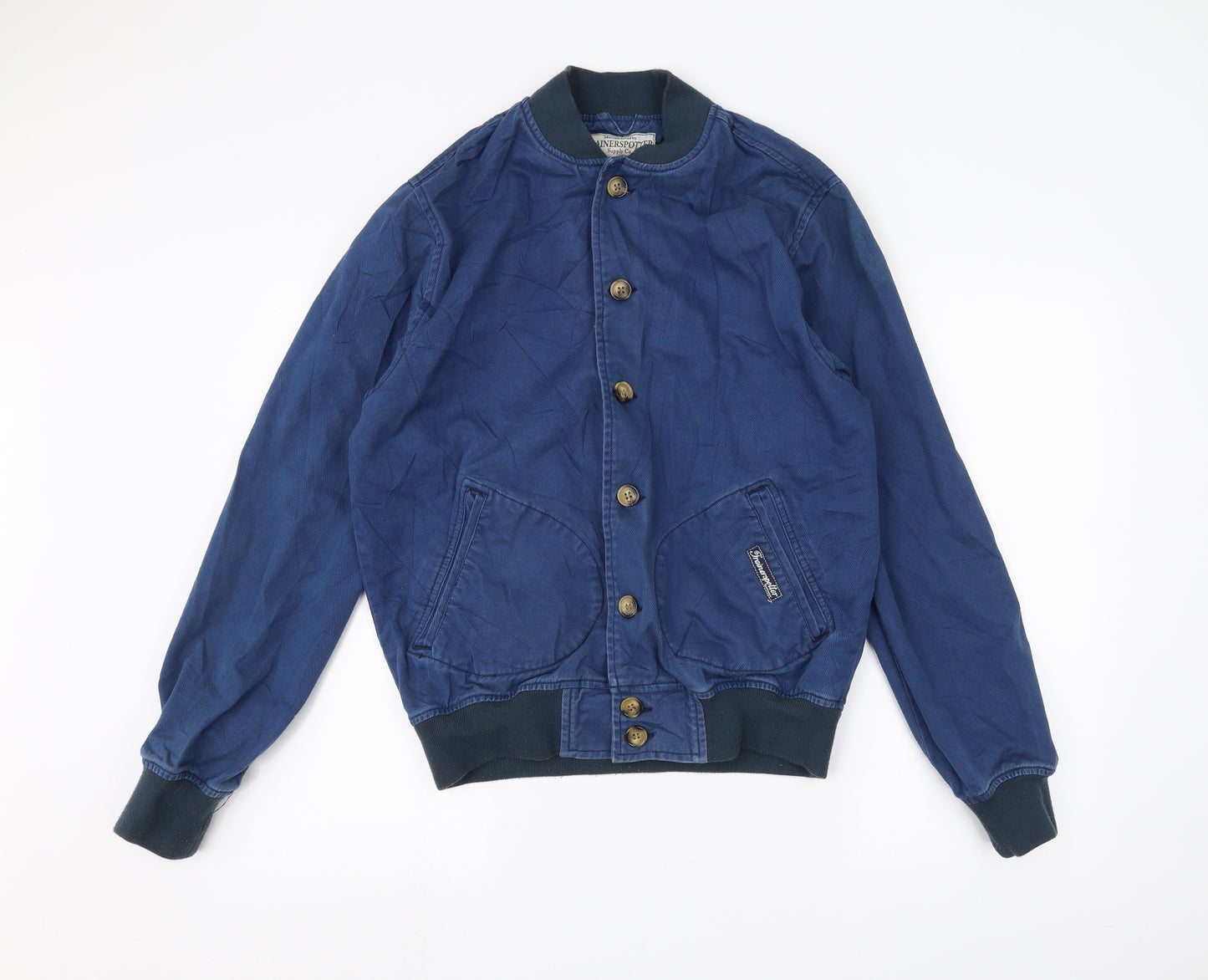 Trainspotter Mens Blue  Denim Jacket  Size L