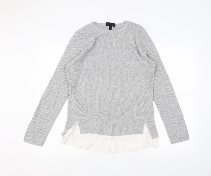 Topshop Womens Grey   Pullover Jumper Size 10