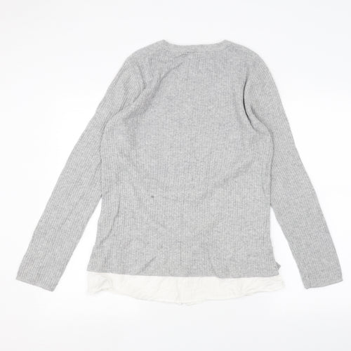 Topshop Womens Grey   Pullover Jumper Size 10