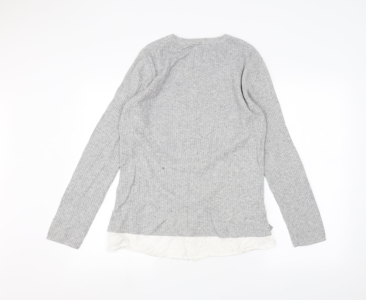 Topshop Womens Grey   Pullover Jumper Size 10