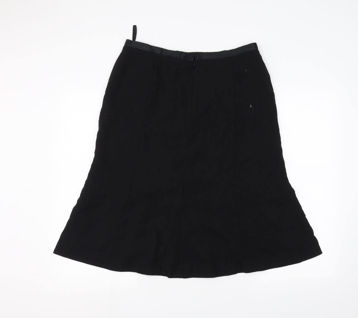 PURE Collection Womens Black   A-Line Skirt Size 16