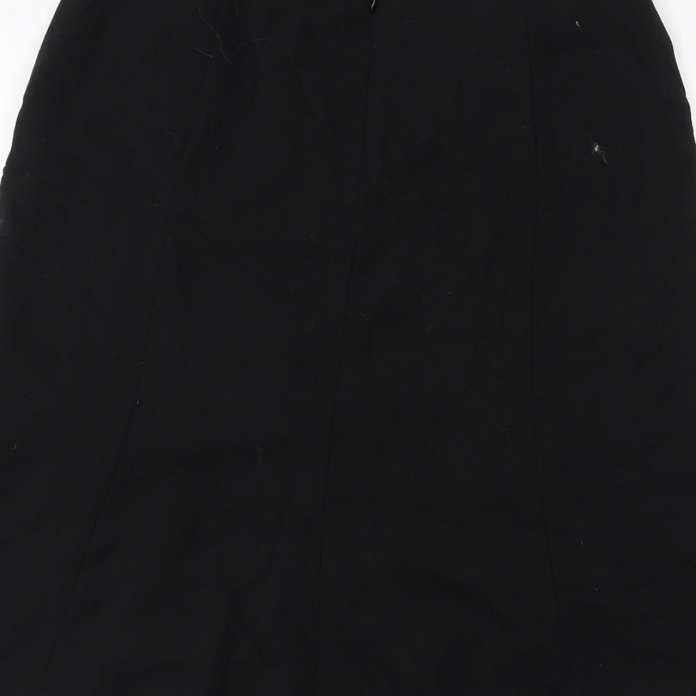 PURE Collection Womens Black   A-Line Skirt Size 16