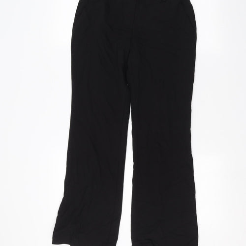 TU Womens Black   Trousers  Size 8 L28 in