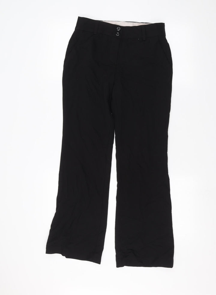 TU Womens Black Trousers Size 8 L28 in