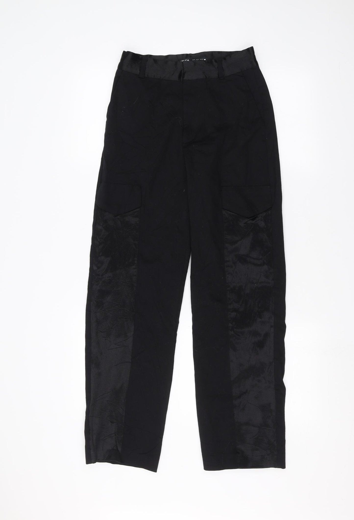 Zara Womens Black   Trousers  Size S L28 in