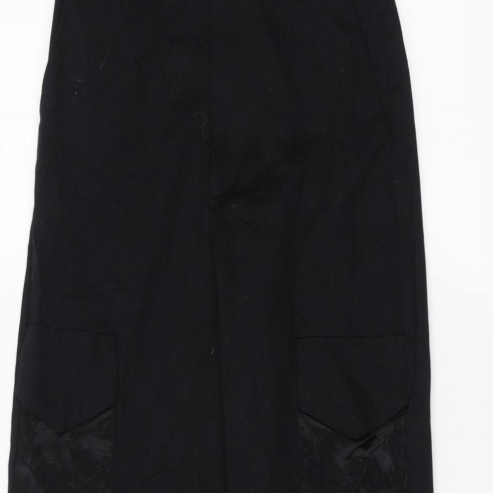 Zara Womens Black   Trousers  Size S L28 in