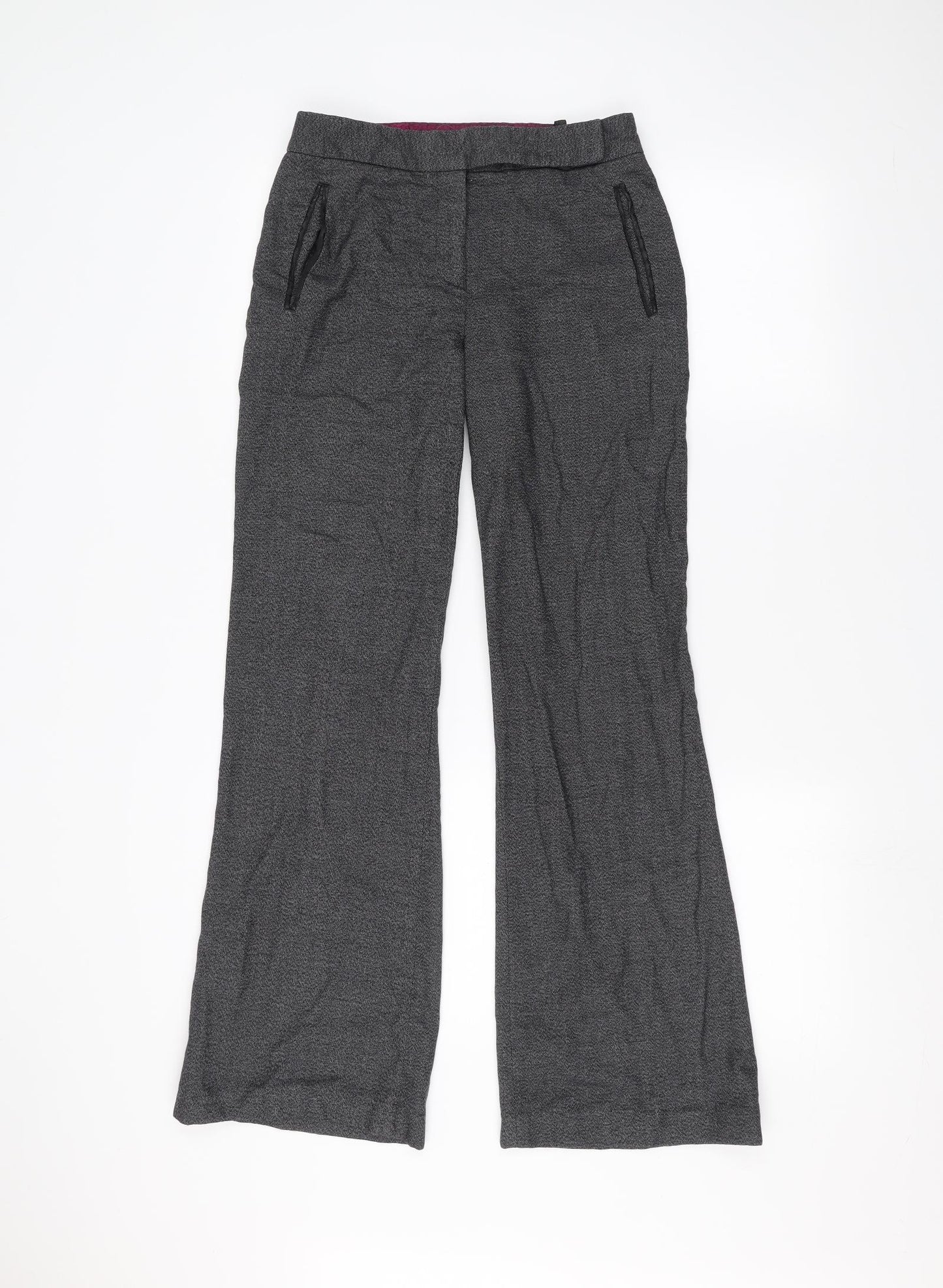 NEXT Womens Grey   Trousers  Size 6 L28 in