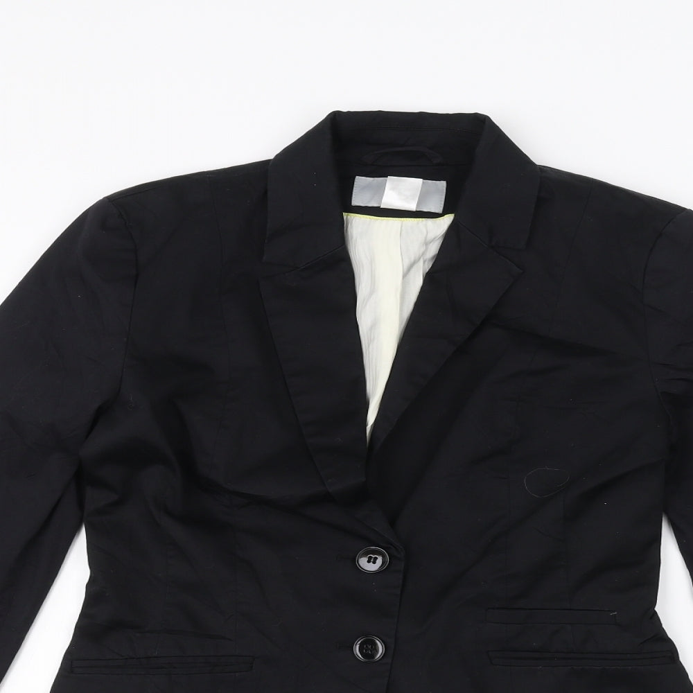 H&M Womens Black   Jacket  Size 8