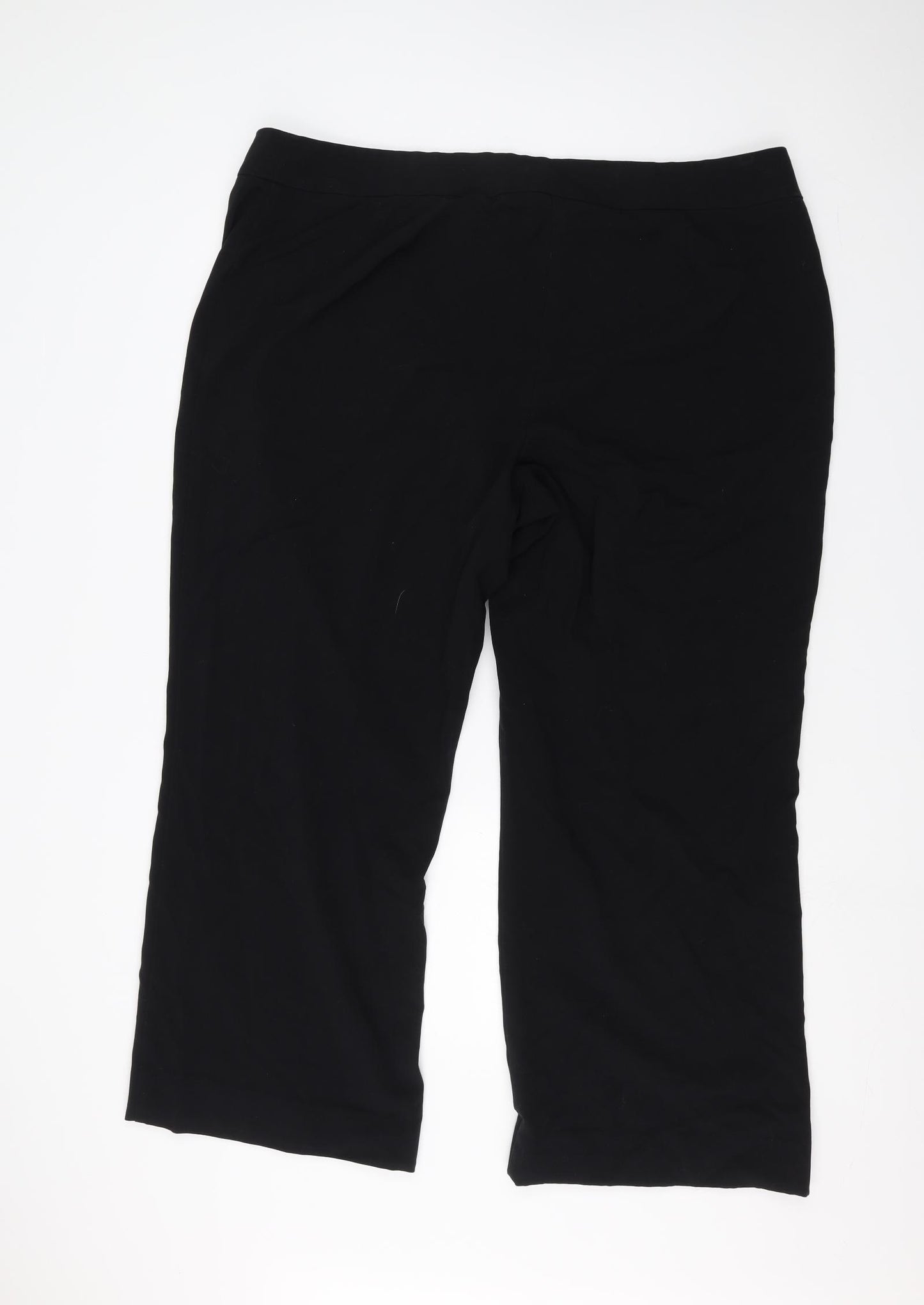Marks and Spencer Womens Black   Trousers  Size 24 L28 in