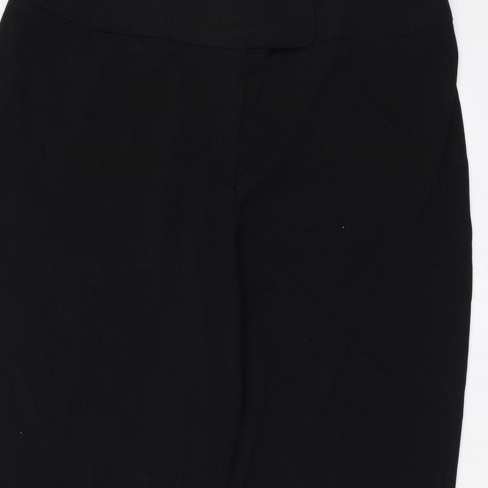 Marks and Spencer Womens Black   Trousers  Size 24 L28 in