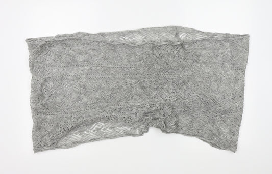 Front view of Preworn women’s grey shawl/wrap