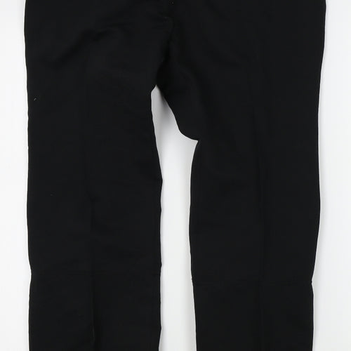 Helanca Womens Black    Trousers Size L L30 in - running, foot loop