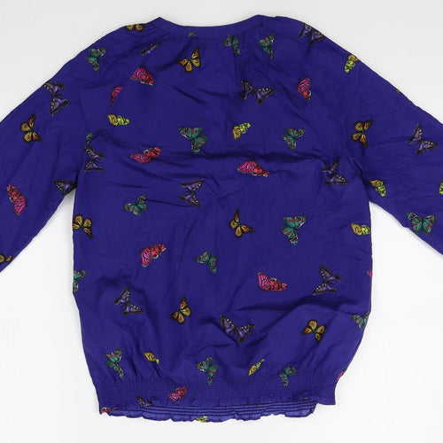 Monsoon Womens Blue   Basic Button-Up Size S