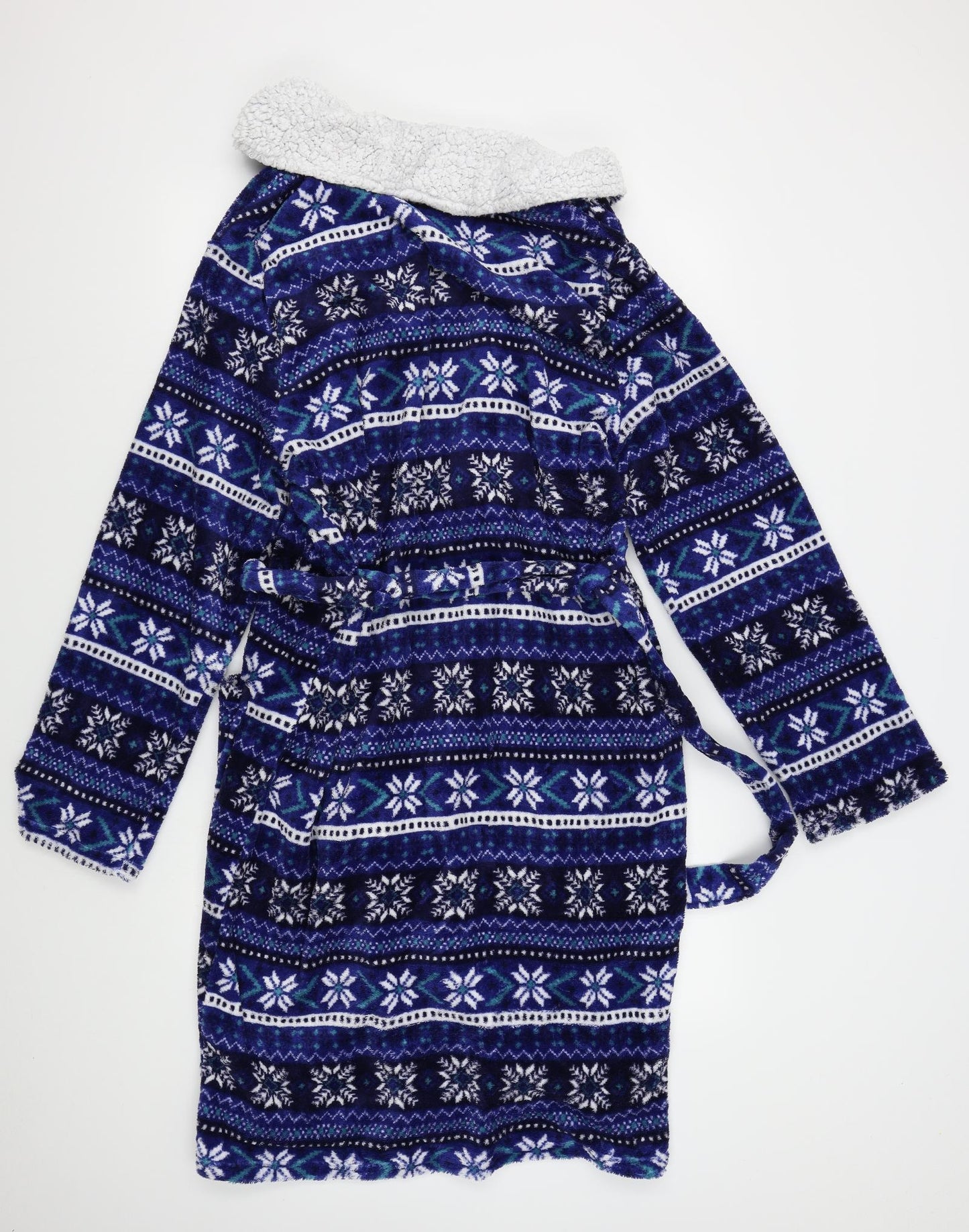 finest made clothing Womens Blue Striped   Robe Size S