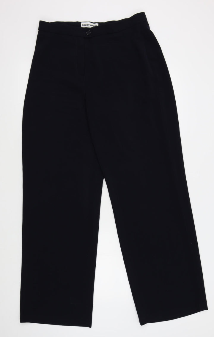 Gerry Weber Womens Black Trousers Size 16 L30 in