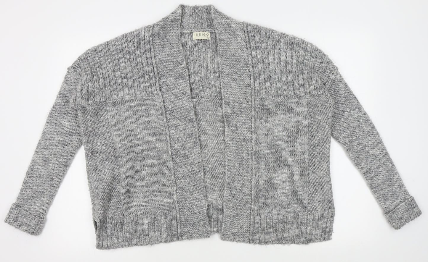 M&S Womens Grey   Cardigan Jumper Size 10