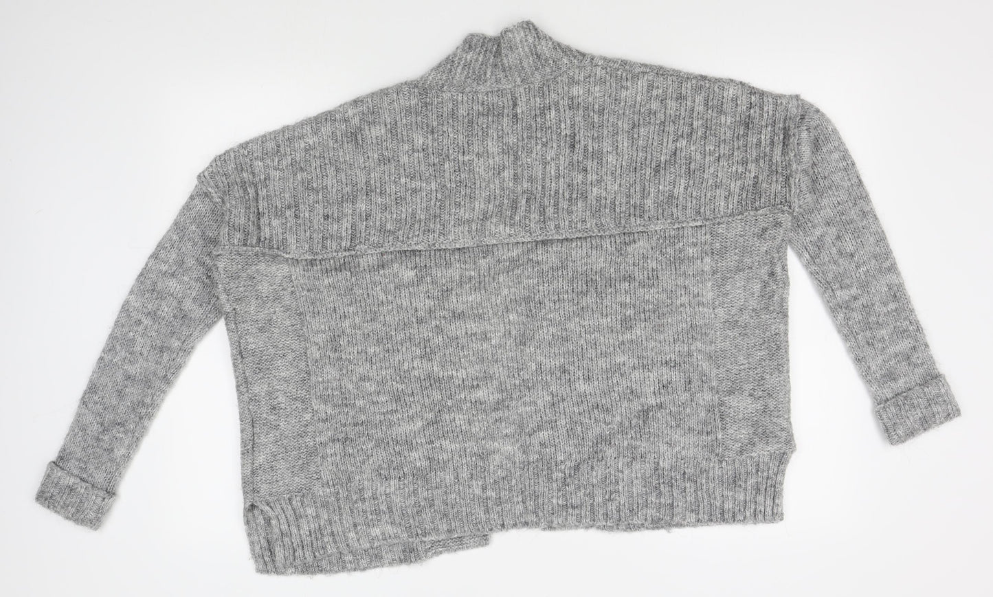 M&S Womens Grey   Cardigan Jumper Size 10