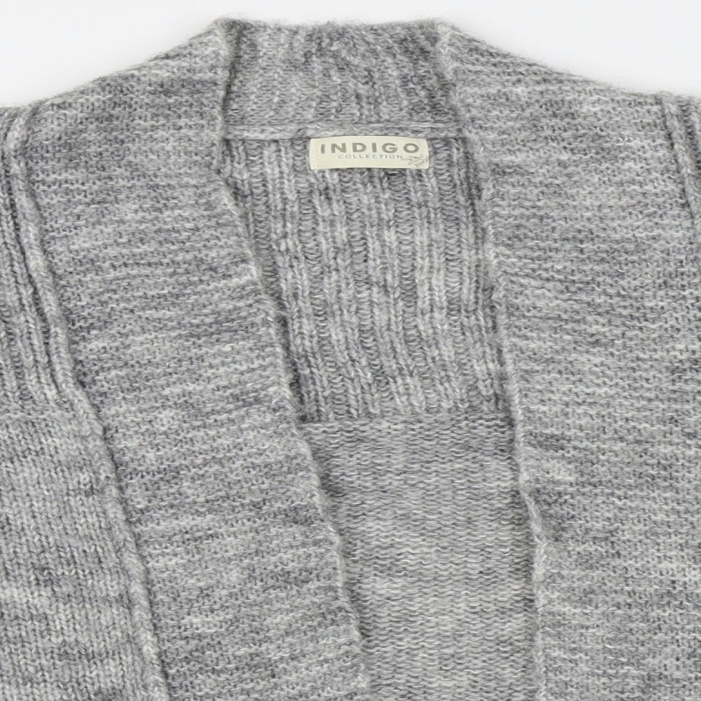 M&S Womens Grey   Cardigan Jumper Size 10