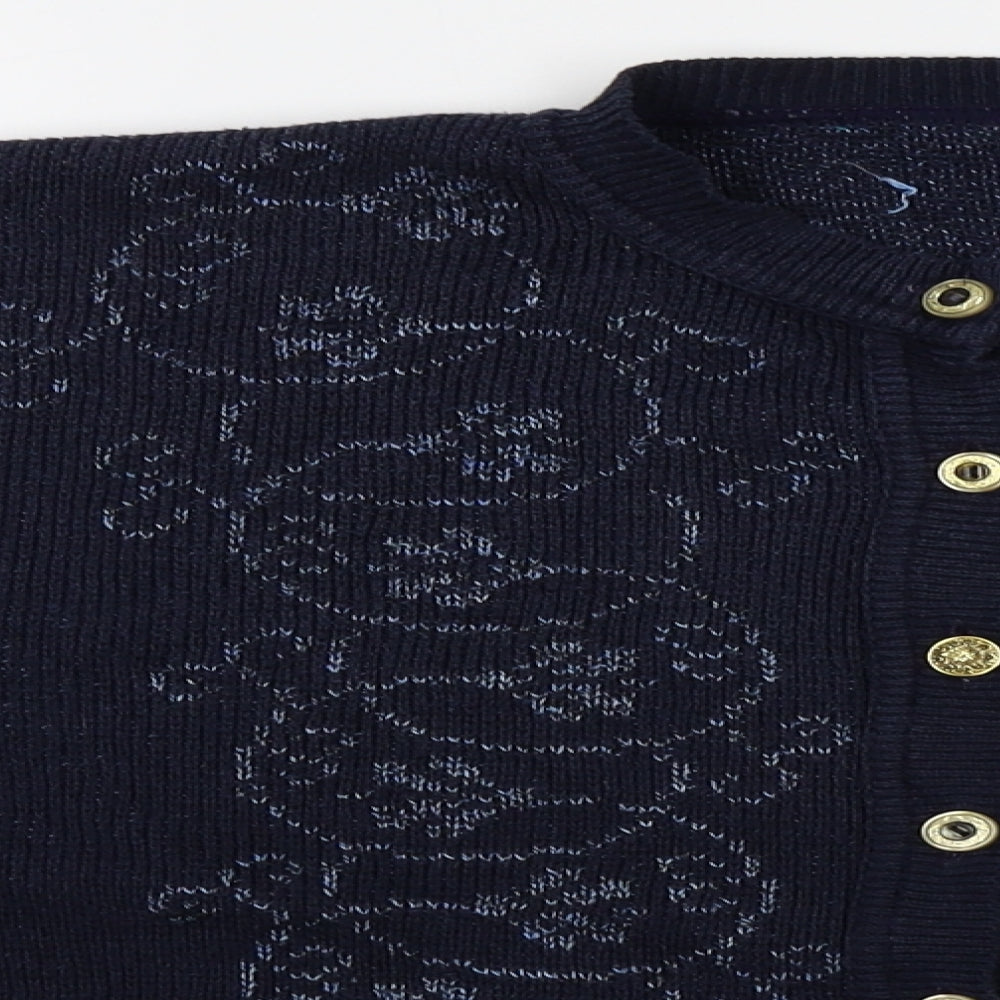 St Bernard Womens Blue   Cardigan Jumper Size 18  - 18-20 size