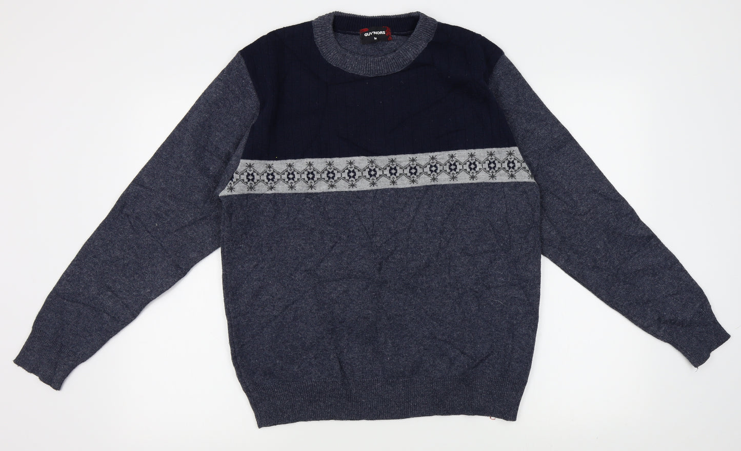 Guvnors Mens Blue   Pullover Jumper Size M