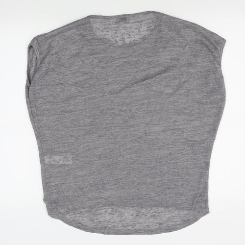 Apricot Womens Grey   Basic T-Shirt Size 14